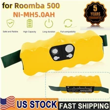 For iRobot Roomba 500 600 790 800 595 660 630 NI-MH 14.4V 5000mAh Battery
