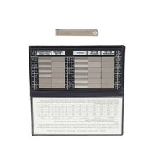 30 Surface Roughness Comparator Measure 6 Processing Methods W/32 Feeler Gauge