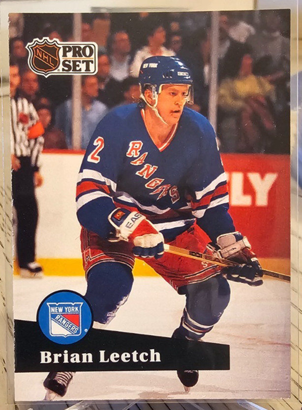 1991-92 Pro Set Brian Leetch #159 New York Rangers