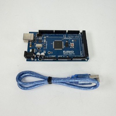 ELEGOO MEGA 2560 R3 Development Board USB Microcontroller ATmega2560 Blue