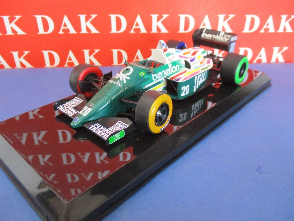 Die cast 1/24 Modellino Auto F1 Benetton B186 1986 G. Berger - Immagine 2 di 4