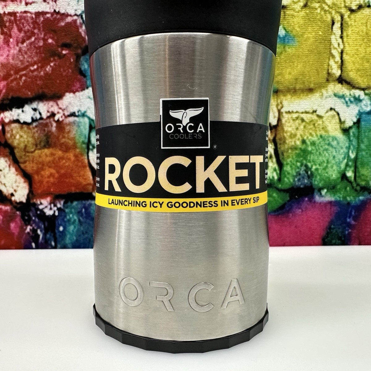 ORCA Rocket Bottle Can Holder Dual Insulation Stainless Steel
