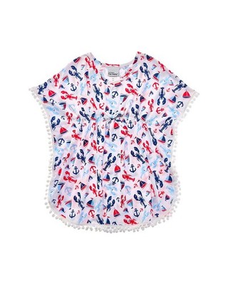 Flap Happy Printed Poncho