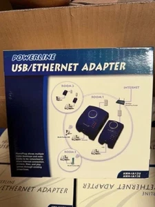 (LOT of 10)--BRAND NEW HomePlug Powerline USB / Ethernet Adapter