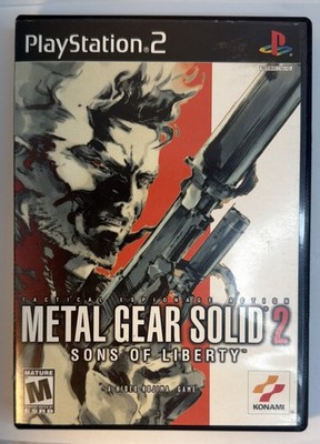 METAL GEAR SOLID 2 Sons Of Liberty for Sony Playstation 2 PS2 (2001) CIB TESTED!