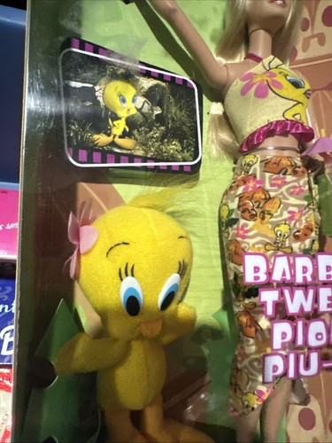 Barbie Loves Piolín Piolín Piu-Piu Looney Tunes 2003 De vuelta en acción Nuevo en caja - Imagen 3 de 5