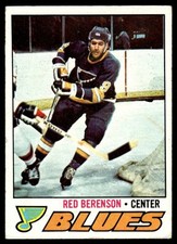 1977-78 Topps Hockey Card Red Berenson St. Louis Blues #107 EX+