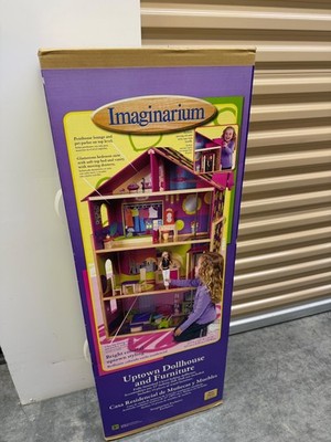 NIB Vintage 2004 Imaginarium Uptown Dollhouse & Furniture-4-Level Dollhouse