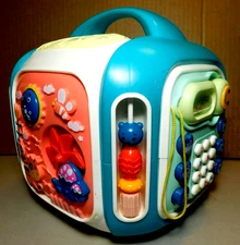Unbranded~Interactive Baby Activity Cube Music & Sounds Toy Tested & Works!