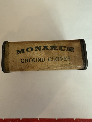 Vintage Monarch Ground Cloves Tin 2 Oz Reid Murdoch & Co - Picture 2 of 4