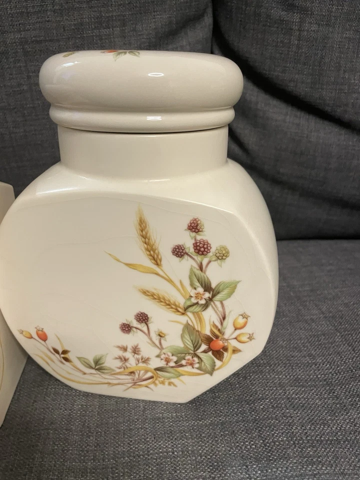 Vintage M&S Harvest Storage Jars St Michael Marks - Image 4 of 4