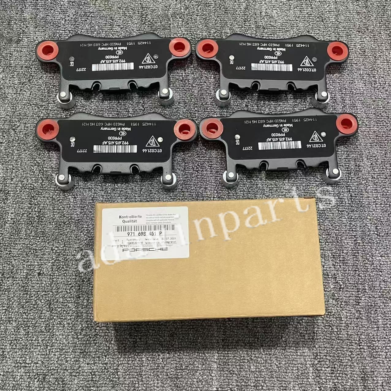 NEW Front & Rear Brake Pad kit fits for Bentley Continental GT Flying Spur (18+)