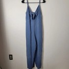 Old Navy Size XS Sleeveless Tie-Front Tencel Lyocell Chambray Jumpsuit