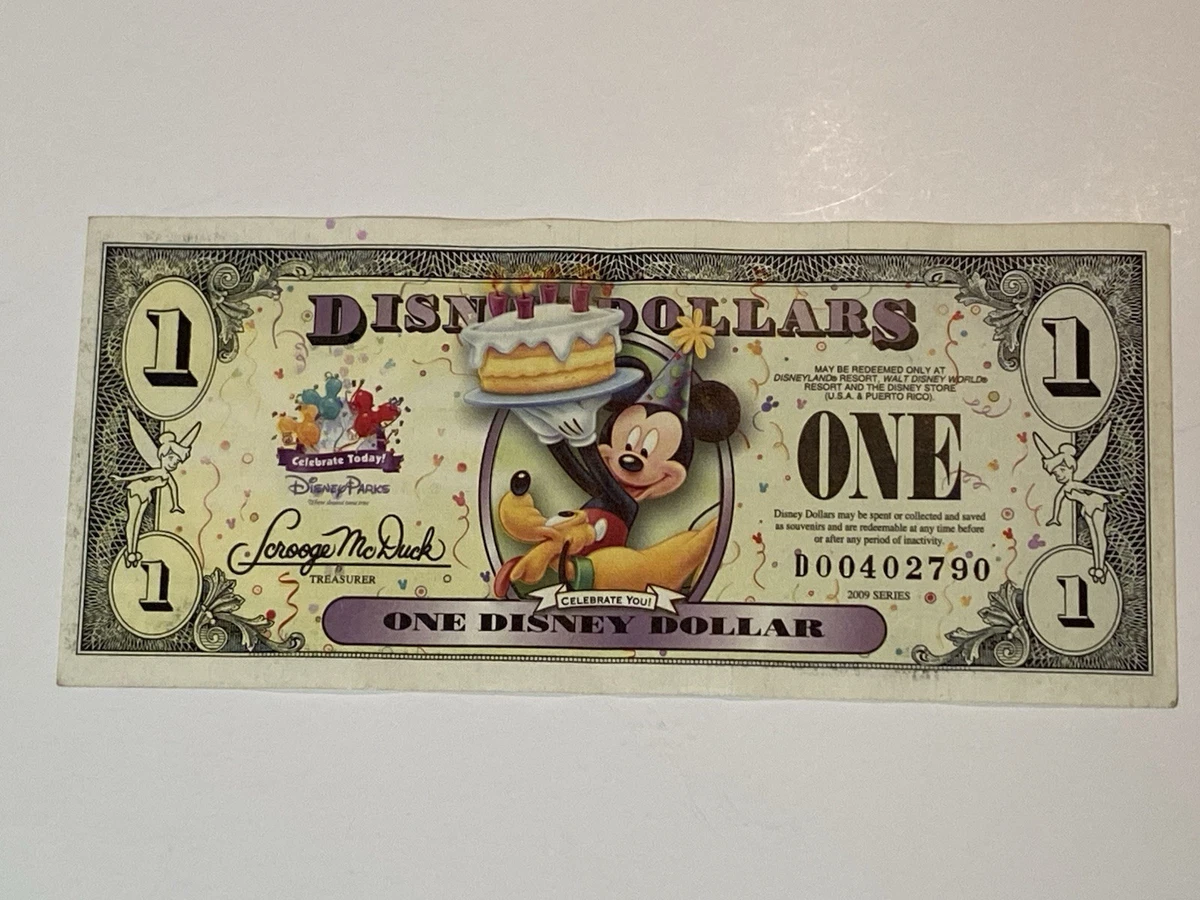 Disney Dollars (1968-Now) for sale | eBay