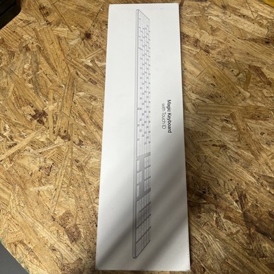 Apple Magic Keyboard w/ Touch ID and Numeric Keypad Model A3119 White MXK73LL/A
