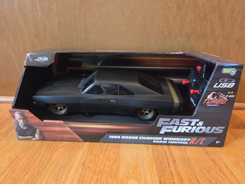 Jada Fast & Furious 1968 Dodge Charger Widebody RC Auto Wireless Maßstab 1:16