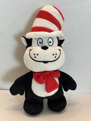 Aurora Dr. Seuss Cat in the Hat Plush Stuffed Animal Toy Small 7'' Bean Figure