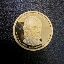 2009-S James K. Polk Presidential Proof Dollar F7636