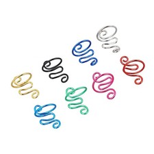 8 Pcs Crochet Ring Left Right Handed Adjustable Knitting Yarn Tension Ring Set
