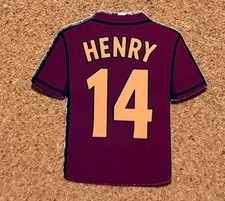 Thierry Henry Arsenal Soccer Jersey Burgundy Sticker