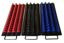 240pc GOLIATH INDUSTRIAL SOCKET STORAGE TRAY RAIL RACK HOLDER SET 1/4 3/8 1/2