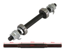ALTA BICYCLE HUB AXLE W/ SEALED BEARINGS 3/8" x 26T CRO-MO BMX BICYCLES