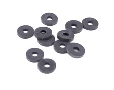 3/16" ID x 9/16" OD x 3/32" Thick  #12 Rubber Flat Washers    Various Pack Sizes