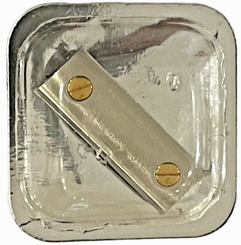 Cartier Santos 18mm 18K Gold & Steel Bracelet End Link New VA280013-image