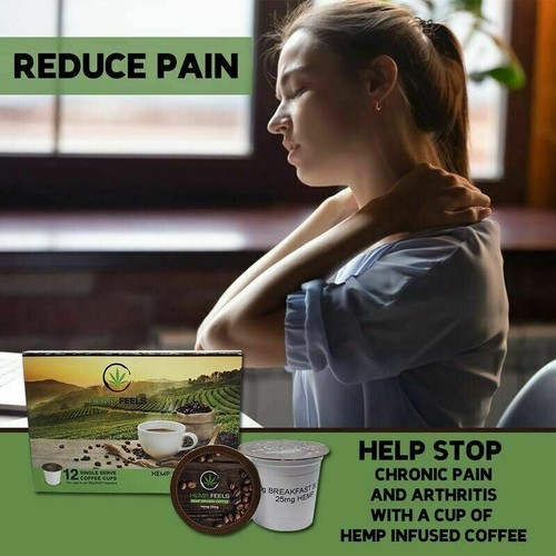 Hemp Infused Coffee | 12 K Cups/ Breakfast Blend - Picture 5 of 6