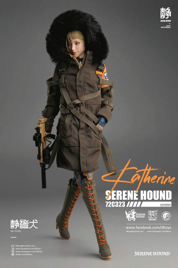 その他 I8 Toys &quot;Cer&quot; Serene Hound Troop Figure I8 Toys 72C323 The Serene Hound Troop 1/6 KATHERINE 12