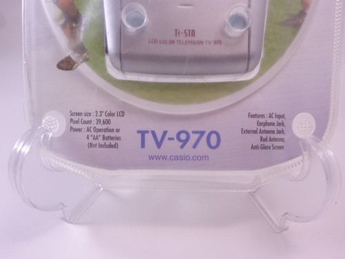 Casio Handheld Pocket Color LCD TV 2.3" Non-Glare Screen TV-970B - Parts Only - Picture 2 of 6