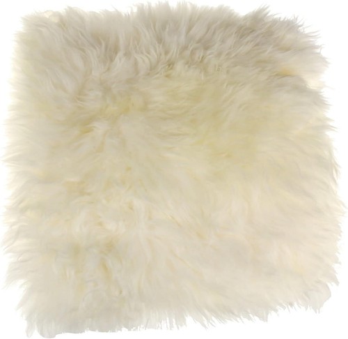 Lammfell eckig 35cm Dekofell Echtfell Sitzkissen Sitzplaid Stuhlkissen Deko Fell - Bild 15 von 39