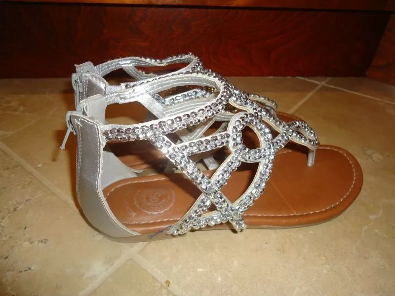 Embellished gladiator sandals sale