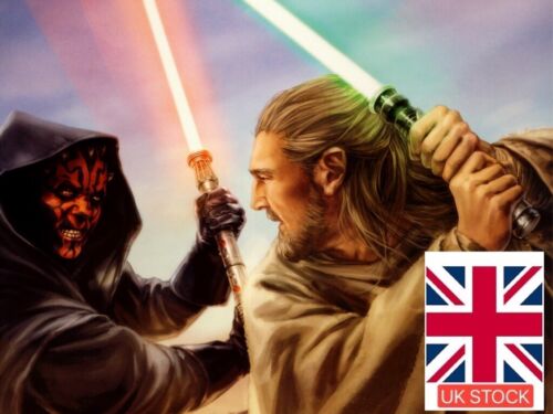 Big Replica Fan Art Star Wars Fight Full Drill 5D Diamant Malerei *UK LAGER* - Bild 1 von 4