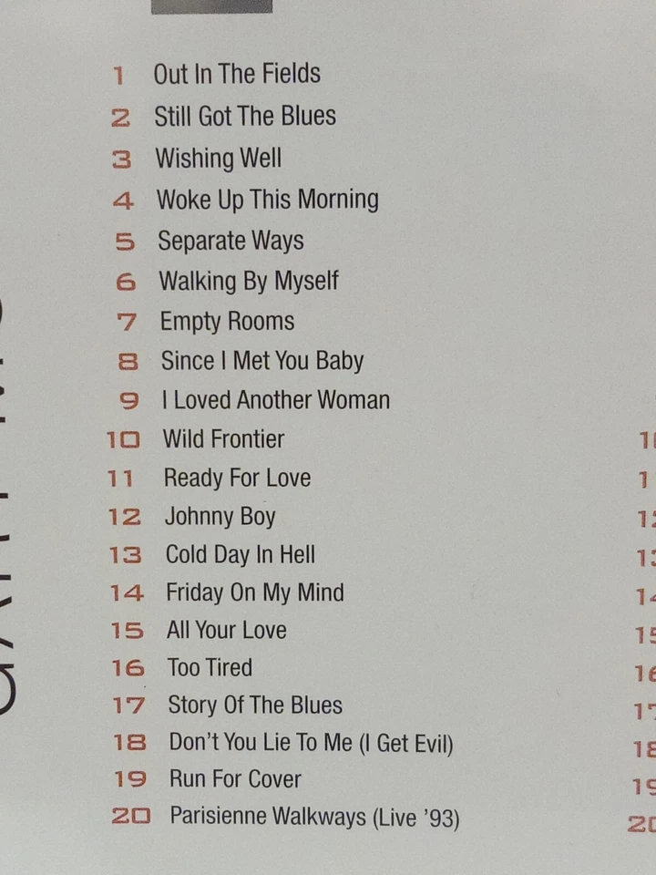 Gary Moore (Audio CD) "Alle 40 Goed" (2-CD-Set) Import  - Bild 3 von 4