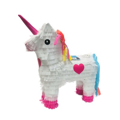 Pinata Einhorn zum Aufhängen und Befüllen Kinder-Geburtstag, Party, Deko, Feier
