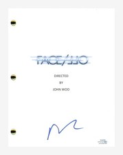 Nicolas Cage Signed Autographed FACE/OFF Movie Script Screenplay ACOA COA