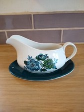 Eine Ridgway Ironstone Heavenly Sauciere & St&auml;nder. Gebraucht. Top.