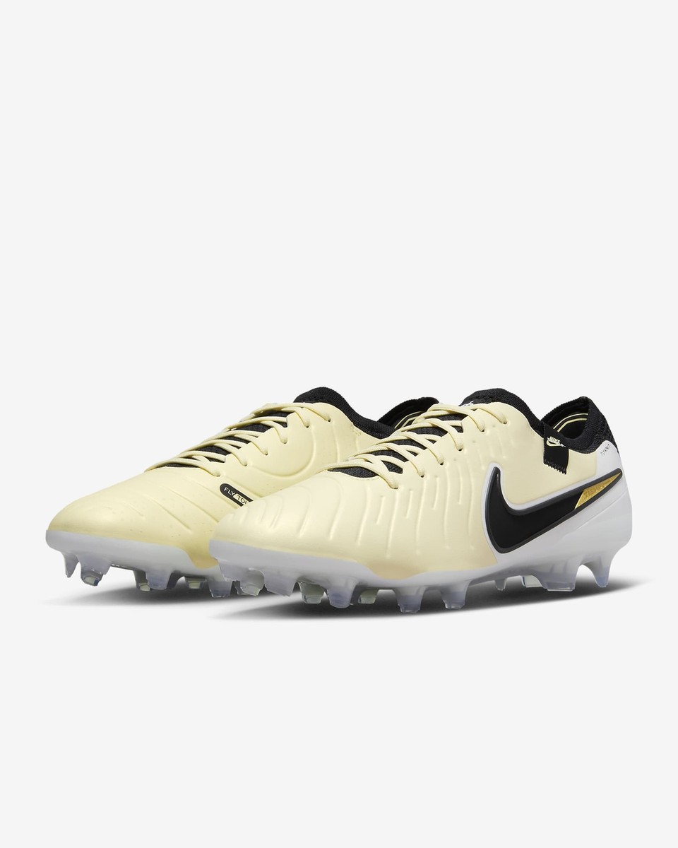 Nike Tiempo Legend 10 Elite FG Lemonade Black Gold Coin DV4328-700