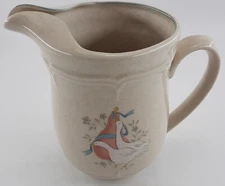 International China Marmalade Porcelain pitcher Vintage Jug Large 7x5 Inches EUC