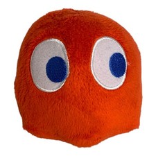 Pac Man Red Ghost Blinky Plush 4" Tall Namco Europe LTD - NO Sound