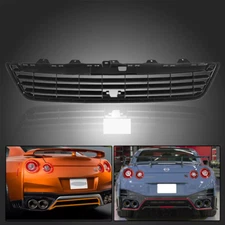 Kspeed Fit 2012-2022 Nissan R35 GTR Black Rear Bumper Lower Valence Grille 12~22