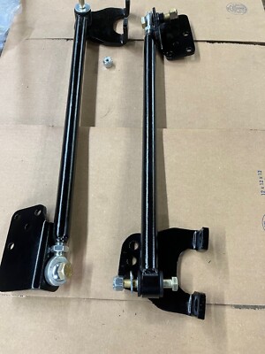 Early Bronco Pivot Style Traction Bars (Red Bushings )   66-77 Ford New