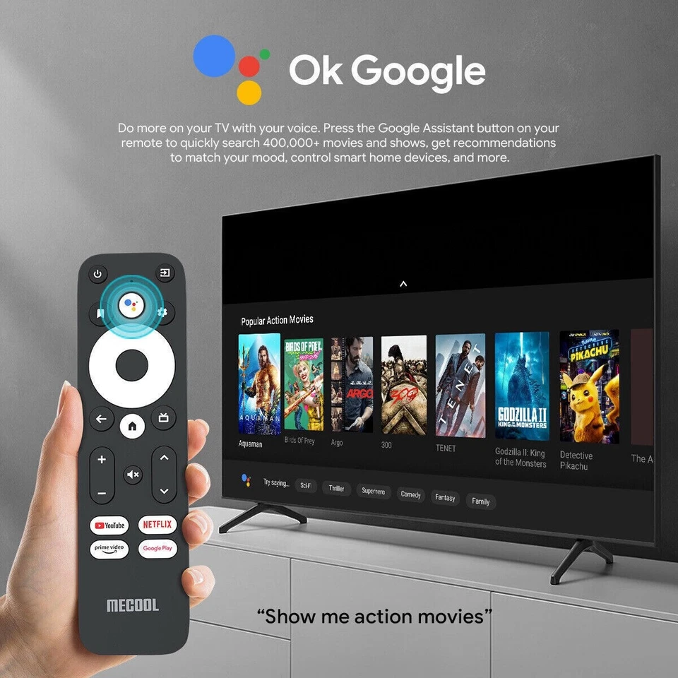 ✅AU New Mecool KM2 Plus Android 11 TV Box Wifi Netflix 4K Google Chromecast Stan - Image 3 of 4