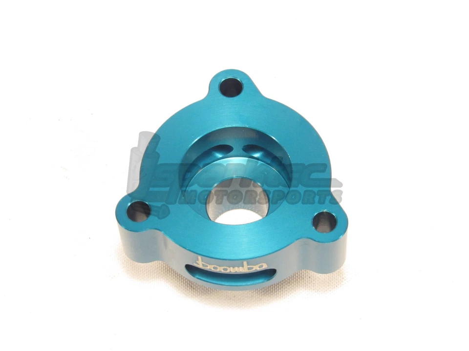 Adaptador de válvula de soplado Boomba Turbo BOV azul 14-18 Ford Fiesta ST 1,6 L EcoBoost Foto 3 de 4