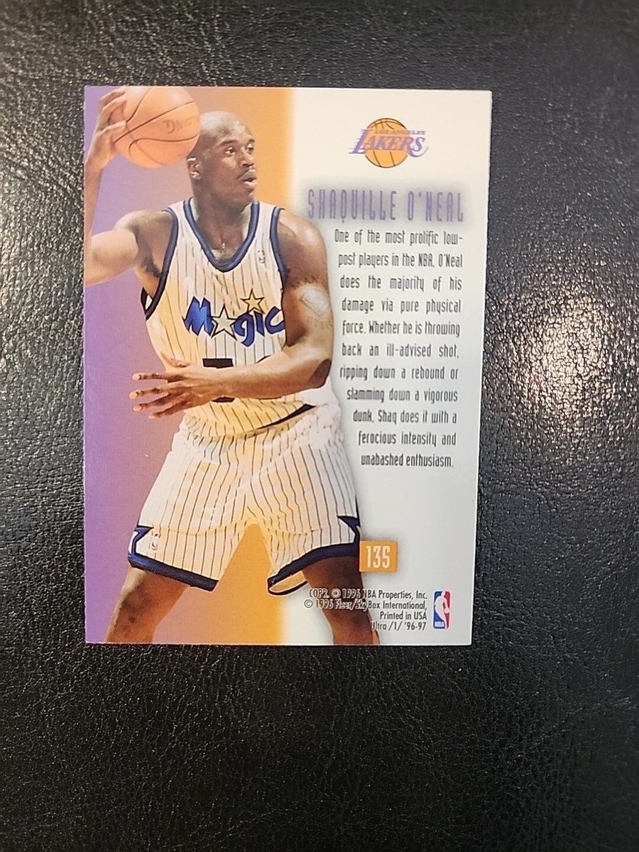 1996-97 Fleer Ultra Shaquille O'Neal On The Block Card | eBay
