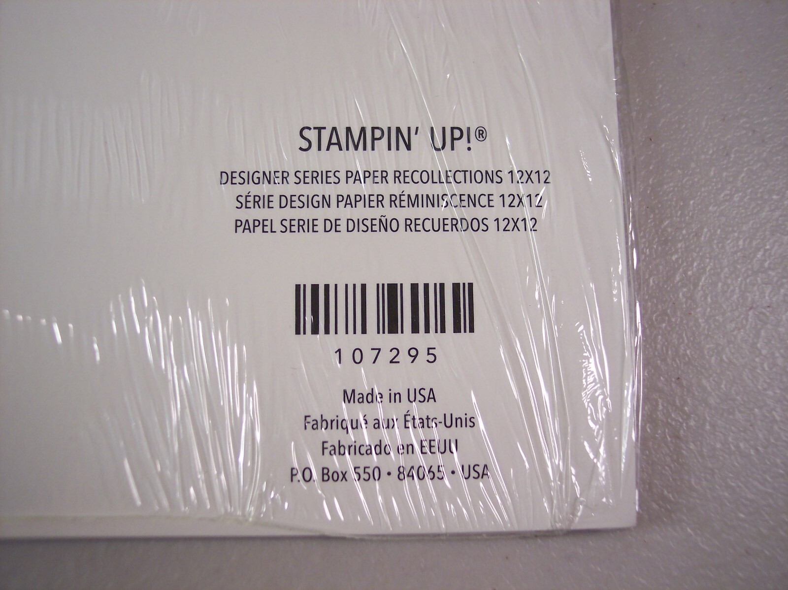 Stampin Up RECOLLECTIONS Designer Paper DSP NIP 12 X 12 RETIRED | eBay