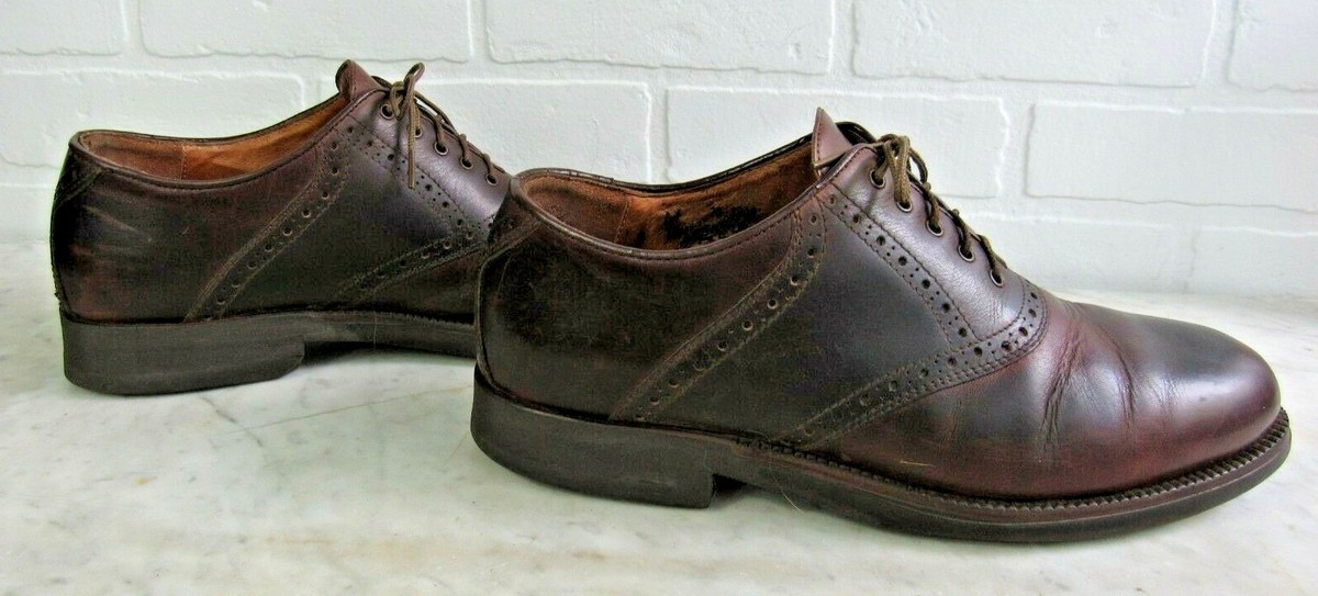 JOHNSTON & MURPHY Men Dress Shoes Passport Saddle Brown 10.5M-US/9.5UK Leather Johnston & Murphy Passport Brown Leather Size 12 M 20-1620  main image 2