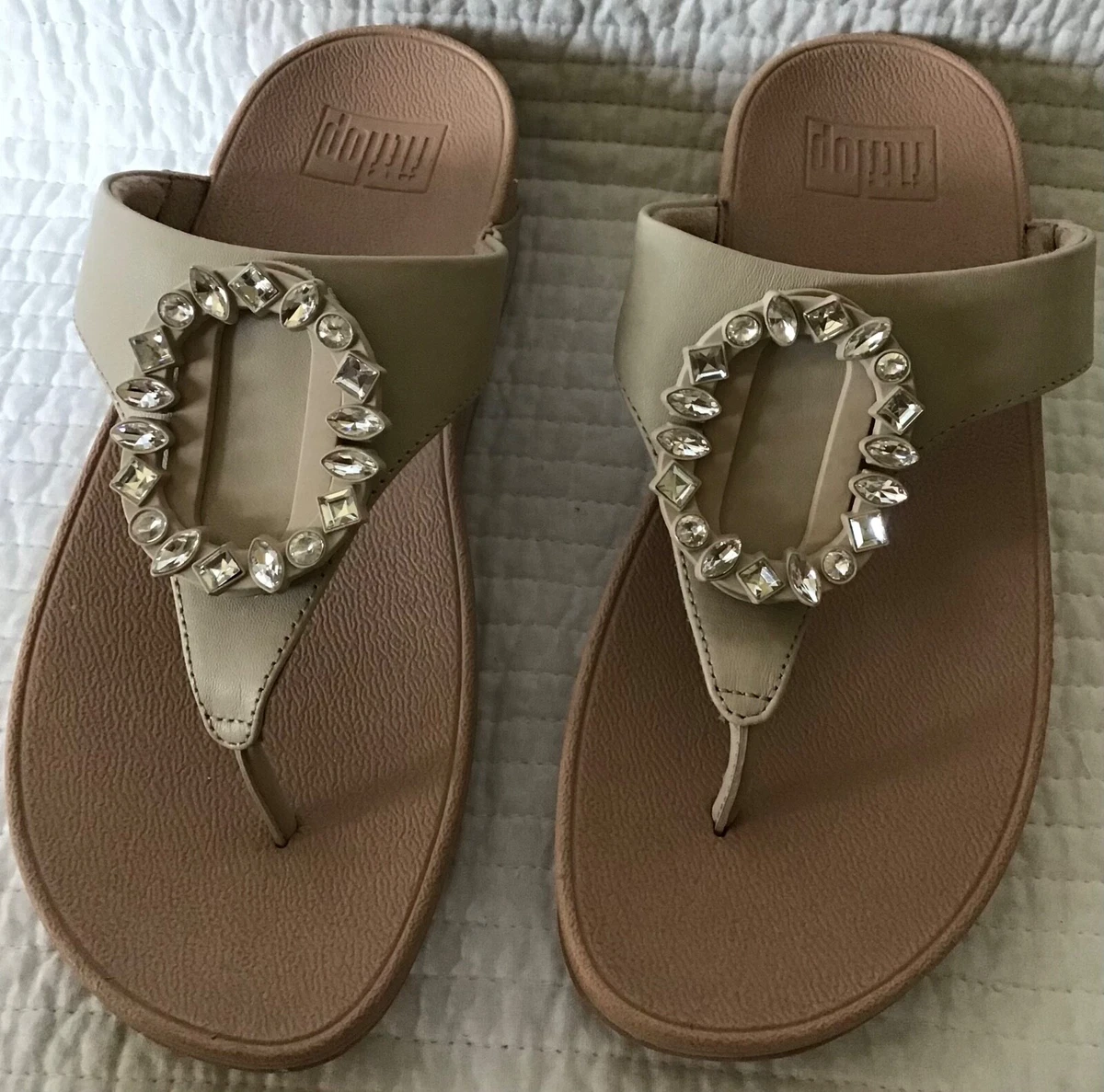 Crystal fit flops clearance