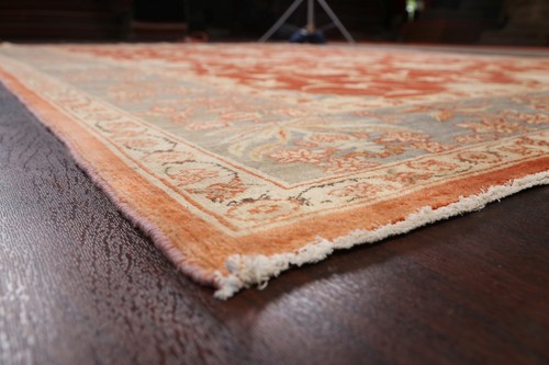 Floral Oushak Egyptain Vegetable Dye Hand-knotted Area Rug Large Carpet 10x13 ft - Picture 11 of 12